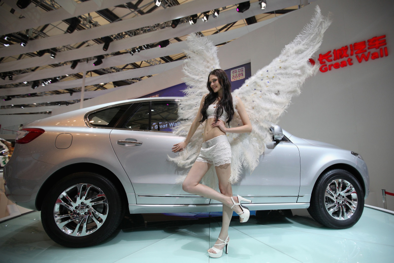 Illustration for article titled The booth professionals of the Shanghai Motor Show